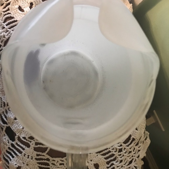 Vintage Bartlett Collins Beverage Pitcher Gay Fad Frosted Hand Painted Grapes - Picture 3 of 5